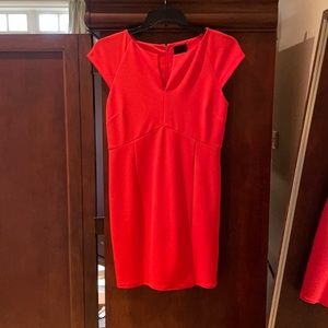 Alex Marie orange cocktail dress!